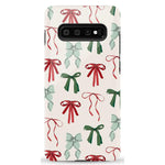 Festive Girlie | Holiday Bows Case Phone Case Casetry Essential Galaxy S10 Plus