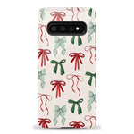 Festive Girlie | Holiday Bows Case Phone Case Casetry Essential Galaxy S10
