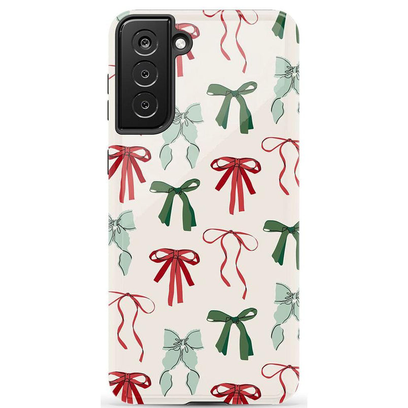 Festive Girlie | Holiday Bows Case Phone Case Casetry Essential Galaxy S21 Plus