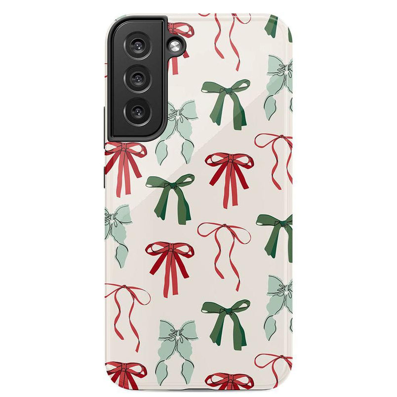 Festive Girlie | Holiday Bows Case Phone Case Casetry Essential Galaxy S22 Plus