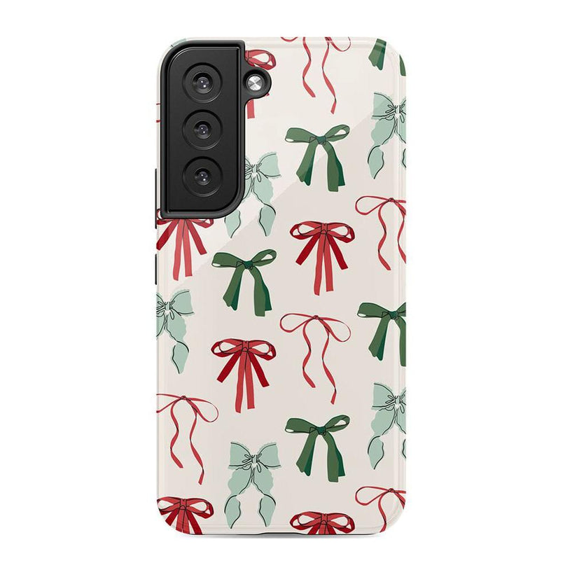 Festive Girlie | Holiday Bows Case Phone Case Casetry Essential Galaxy S22