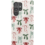 Festive Girlie | Holiday Bows Case Phone Case Casetry Essential Galaxy S22 Ultra