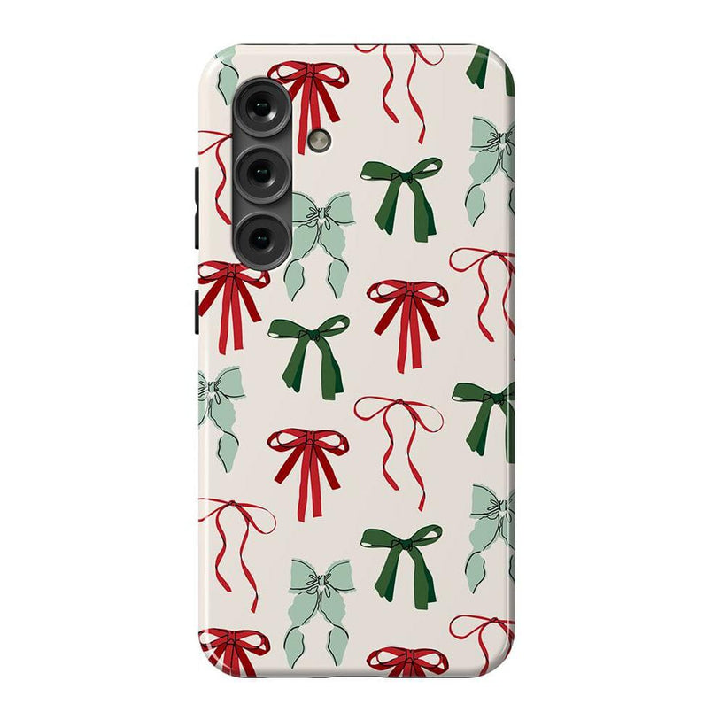 Festive Girlie | Holiday Bows Case Phone Case Casetry Essential Galaxy S24