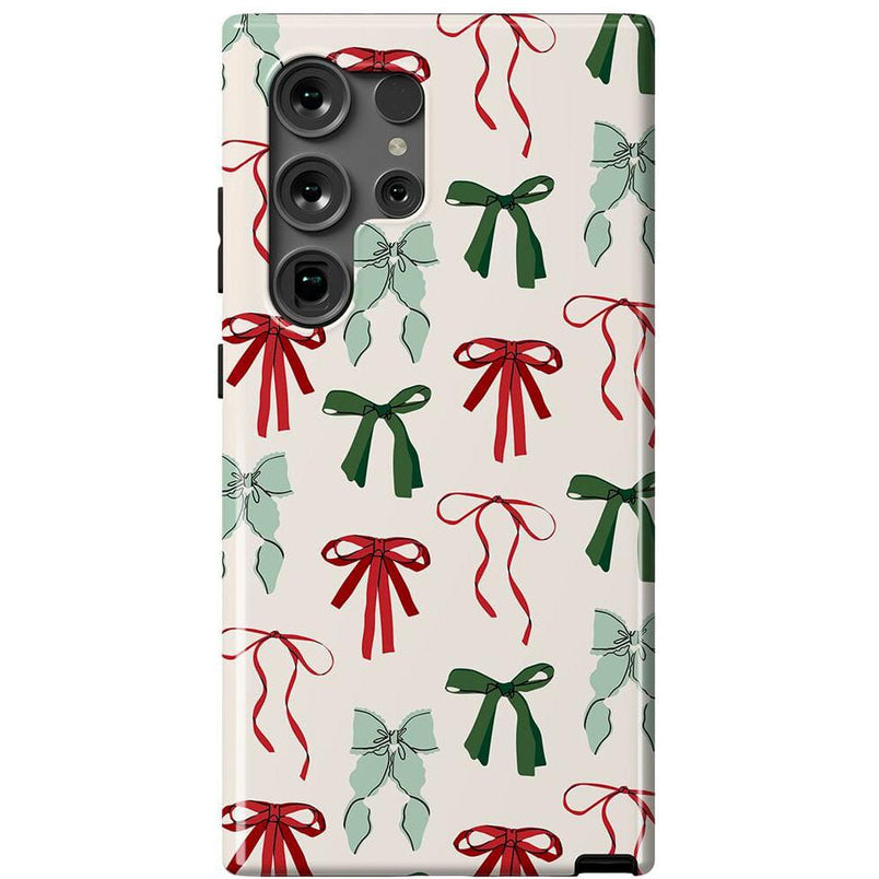 Festive Girlie | Holiday Bows Case Phone Case Casetry Essential Galaxy S24 Ultra