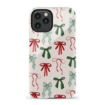 Festive Girlie | Holiday Bows Case Phone Case Casetry Essential iPhone 11 Pro