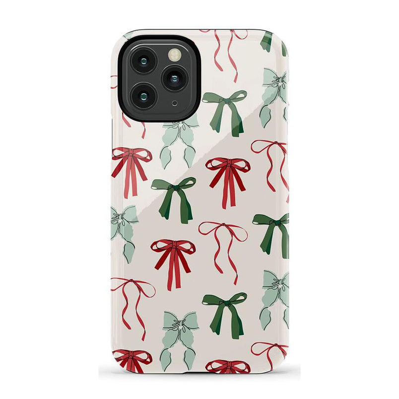 Festive Girlie | Holiday Bows Case Phone Case Casetry Essential iPhone 11 Pro