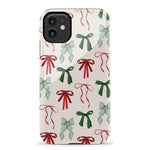 Festive Girlie | Holiday Bows Case Phone Case Casetry Essential iPhone 11