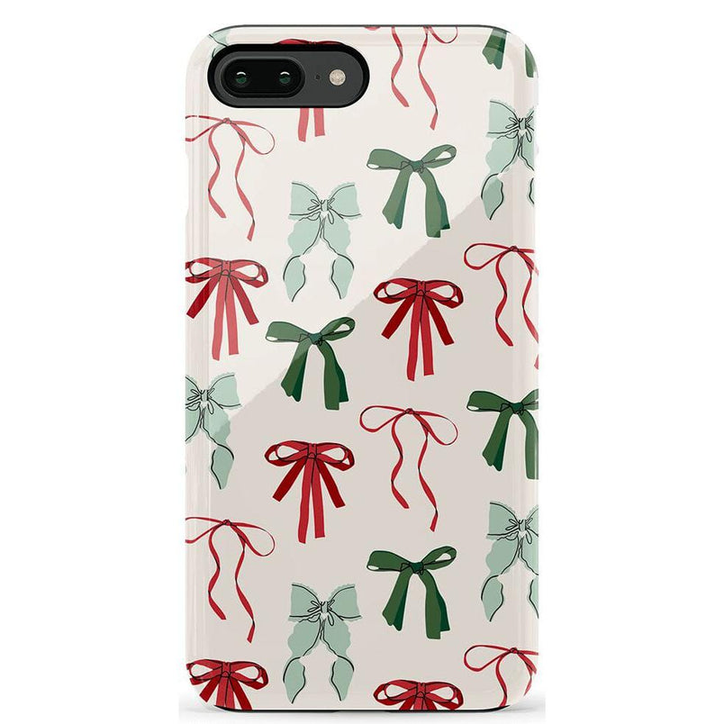 Festive Girlie | Holiday Bows Case Phone Case Casetry Essential iPhone 6/7/8 Plus