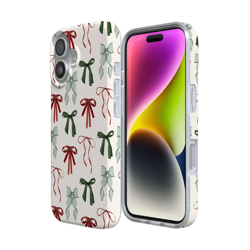 Festive Girlie | Holiday Bows Case Phone Case Casetry 