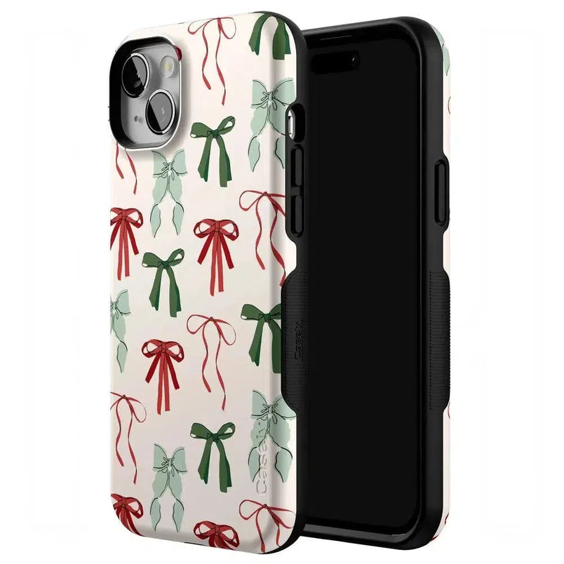Festive Girlie | Holiday Bows Case Phone Case Casetry 