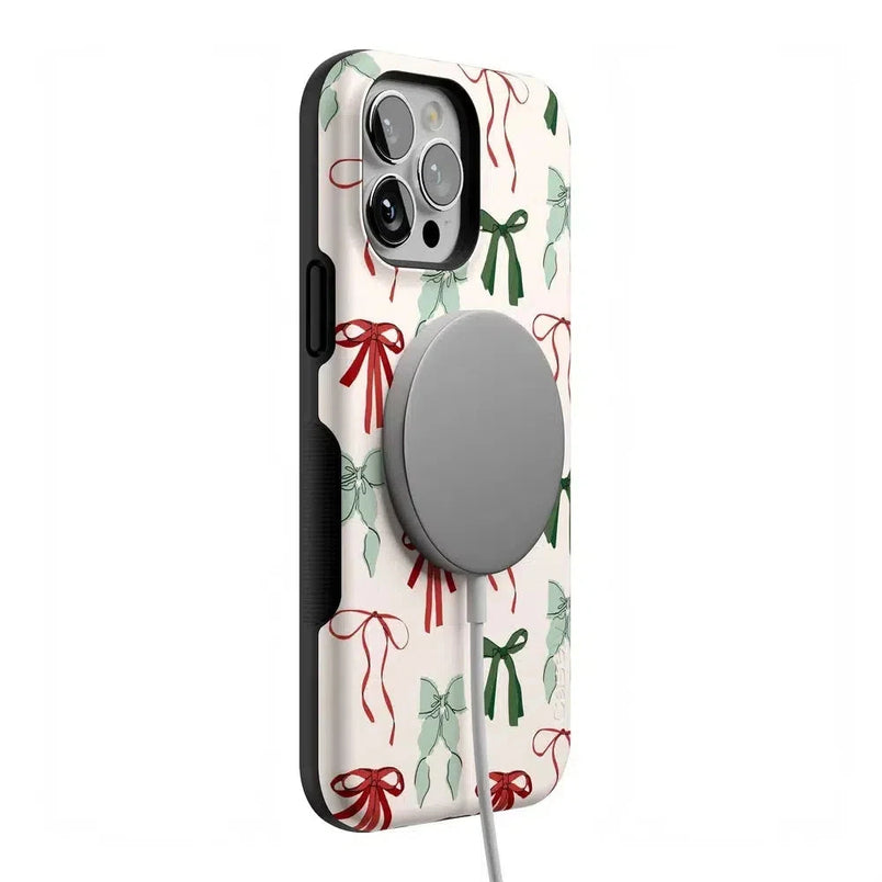 Festive Girlie | Holiday Bows Case Phone Case Casetry 