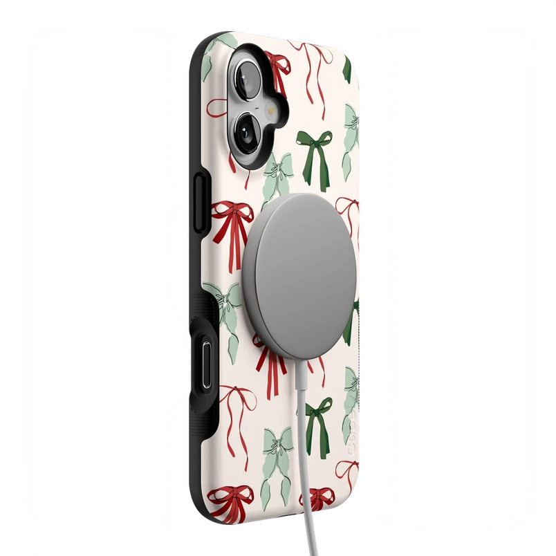 Festive Girlie | Holiday Bows Case Phone Case Casetry 