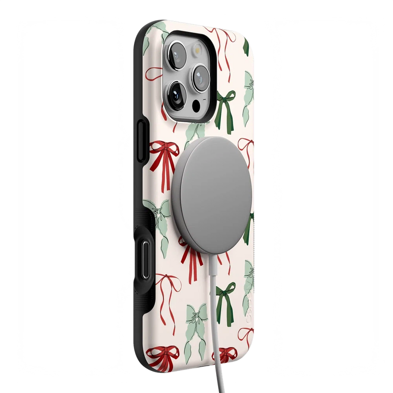 Festive Girlie | Holiday Bows Case Phone Case Casetry 