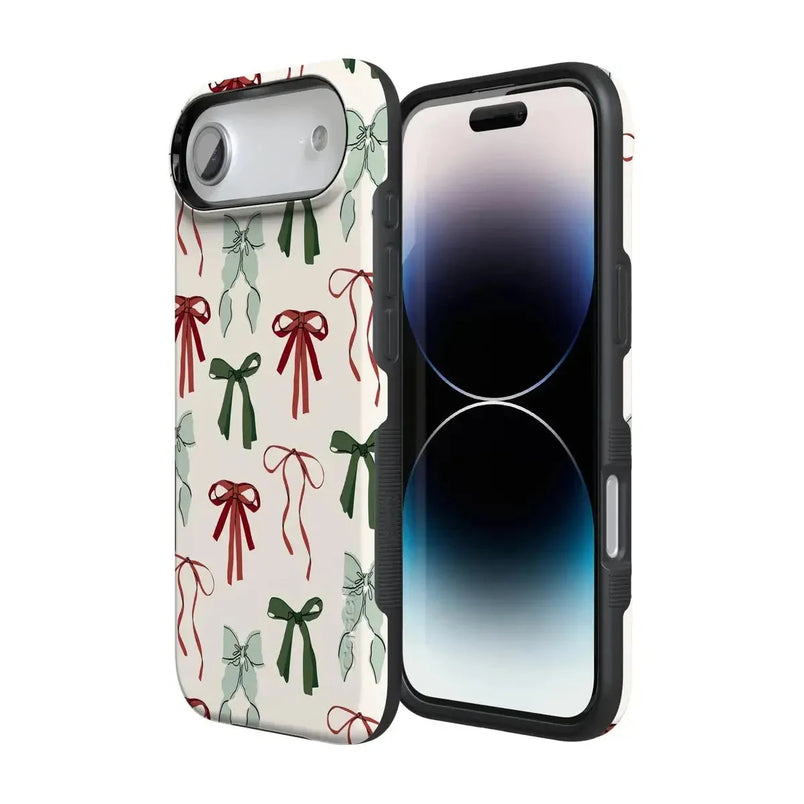 Festive Girlie | Holiday Bows Case Phone Case Casetry 