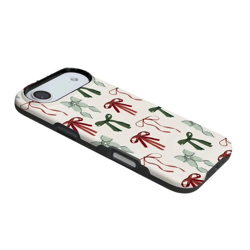 Festive Girlie | Holiday Bows Case Phone Case Casetry 