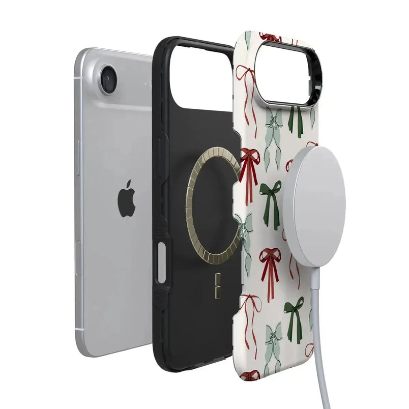 Festive Girlie | Holiday Bows Case Phone Case Casetry 