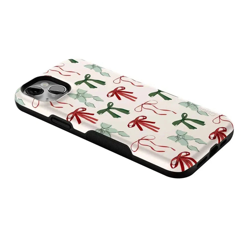 Festive Girlie | Holiday Bows Case Phone Case Casetry 