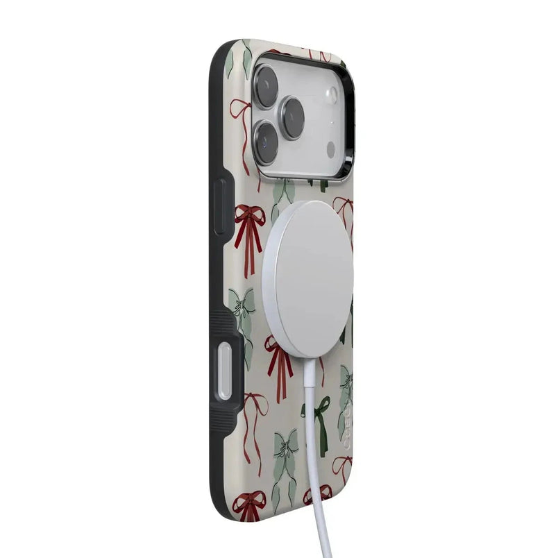 Festive Girlie | Holiday Bows Case Phone Case Casetry 