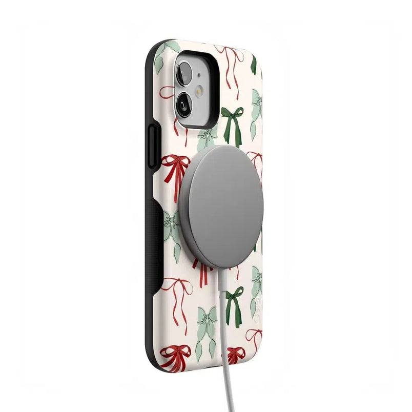 Festive Girlie | Holiday Bows Case Phone Case Casetry 