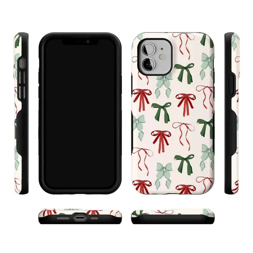 Festive Girlie | Holiday Bows Case Phone Case Casetry 