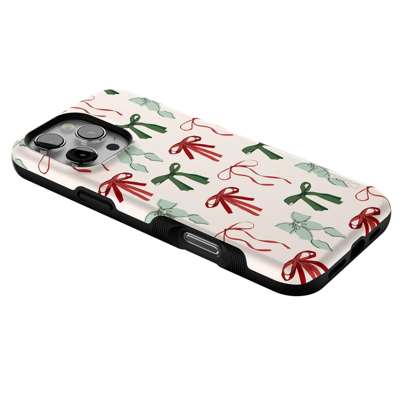 Festive Girlie | Holiday Bows Case Phone Case Casetry 