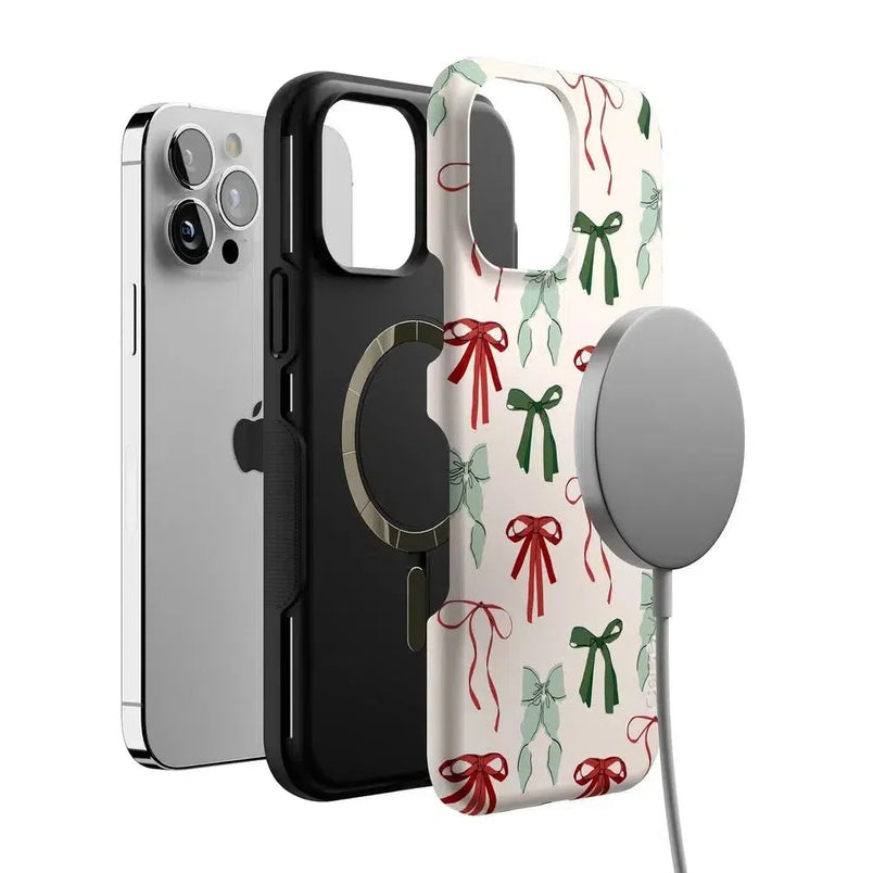 Festive Girlie | Holiday Bows Case Phone Case Casetry 