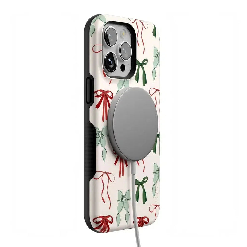 Festive Girlie | Holiday Bows Case Phone Case Casetry 