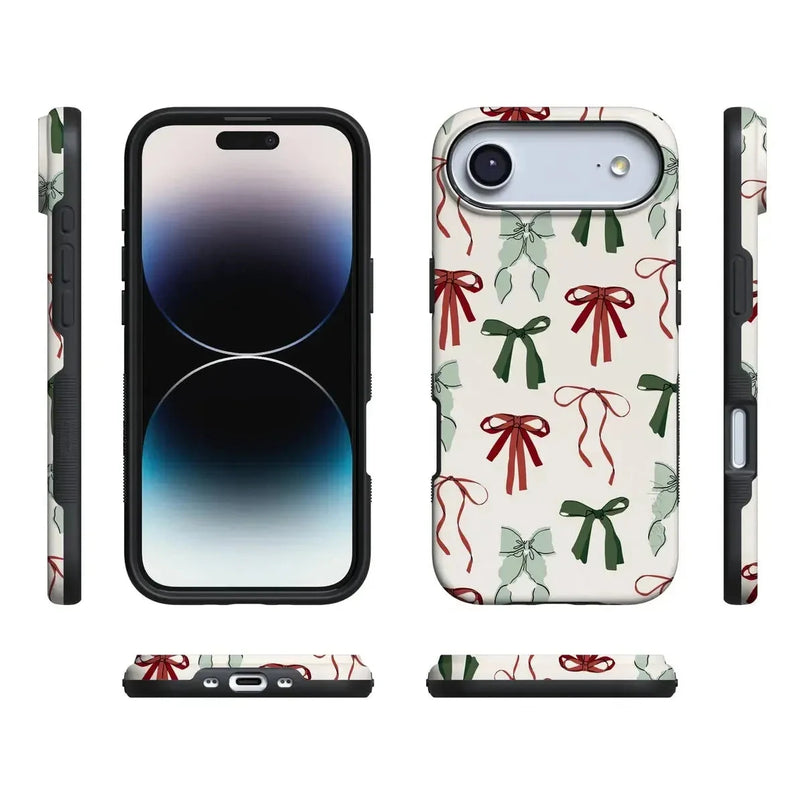 Festive Girlie | Holiday Bows Case Phone Case Casetry 