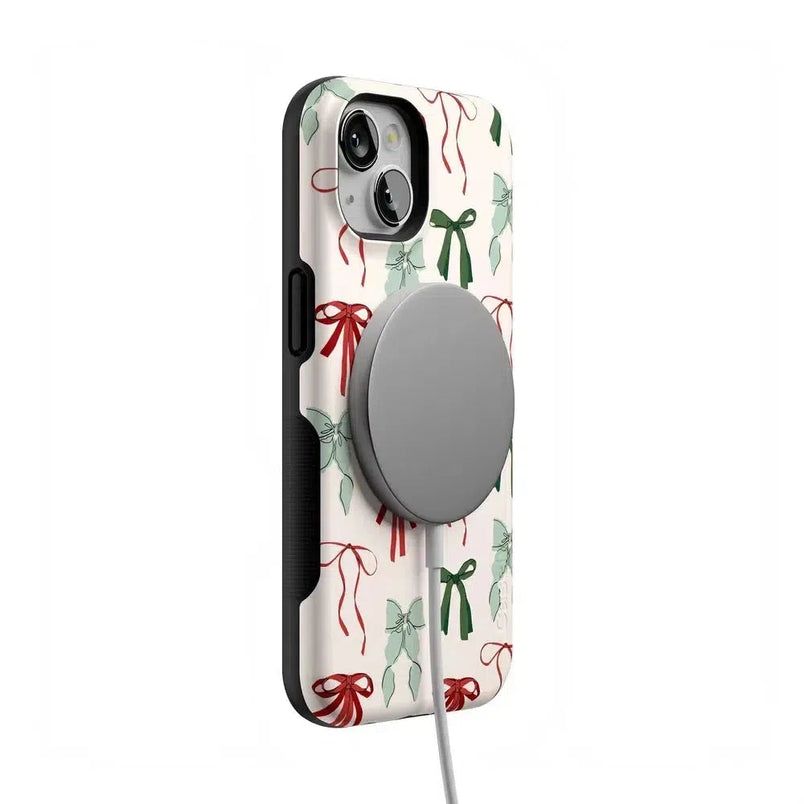 Festive Girlie | Holiday Bows Case Phone Case Casetry 
