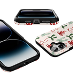 Festive Girlie | Holiday Bows Case Phone Case Casetry 