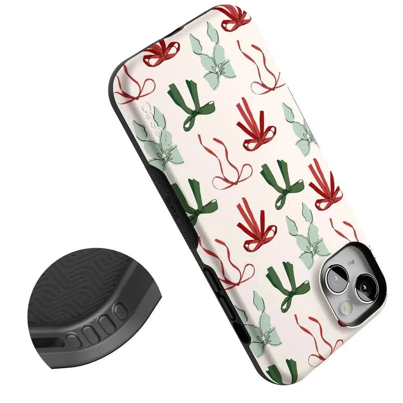 Festive Girlie | Holiday Bows Case Phone Case Casetry 