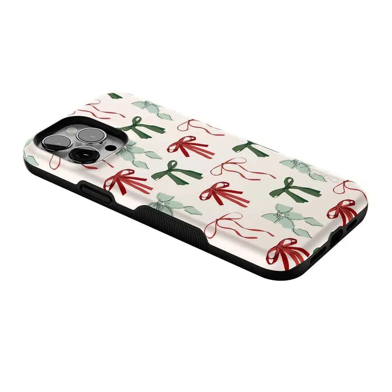 Festive Girlie | Holiday Bows Case Phone Case Casetry 