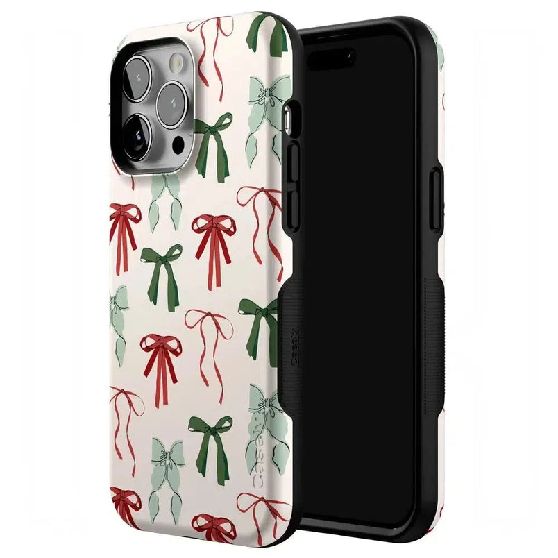 Festive Girlie | Holiday Bows Case Phone Case Casetry 