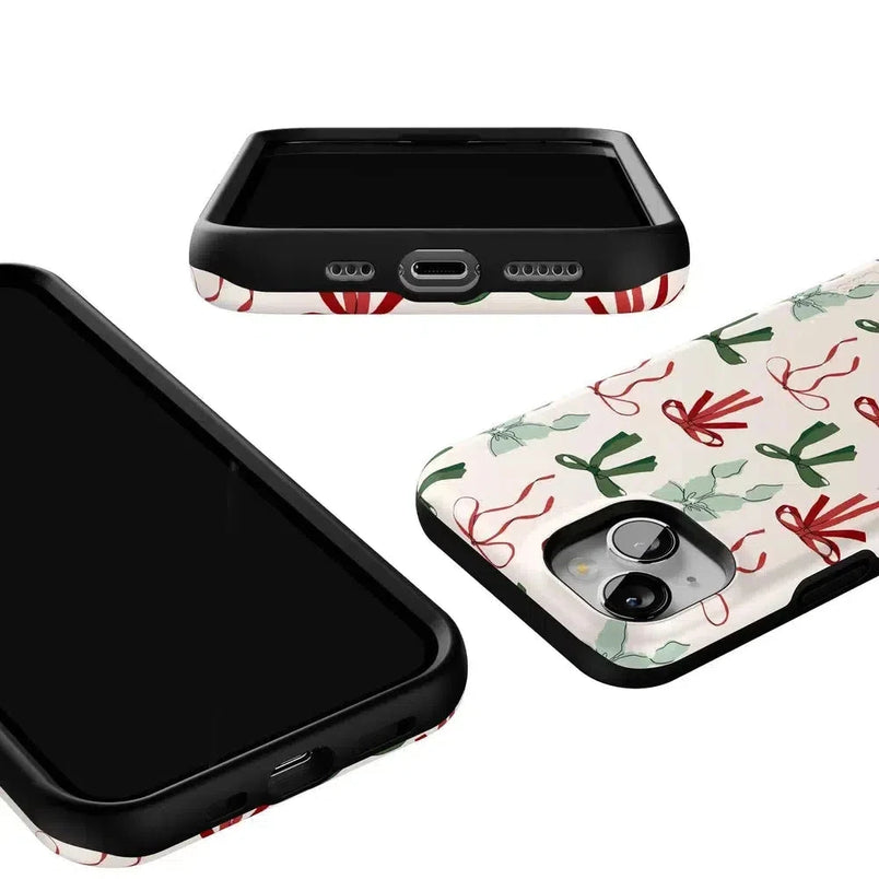 Festive Girlie | Holiday Bows Case Phone Case Casetry 