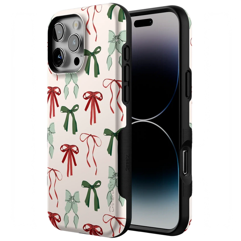 Festive Girlie | Holiday Bows Case Phone Case Casetry 