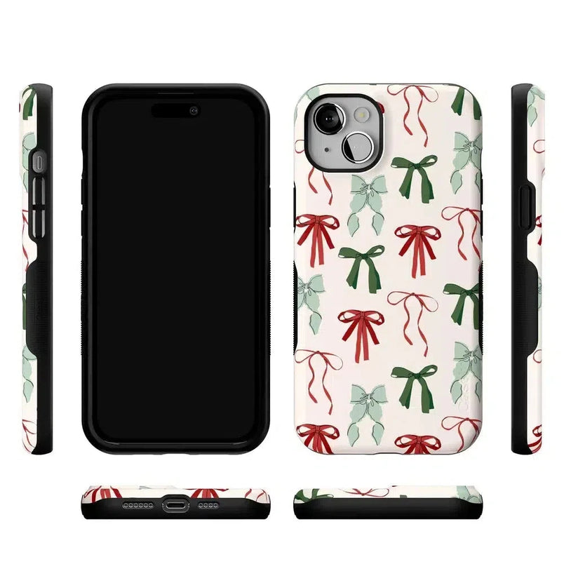 Festive Girlie | Holiday Bows Case Phone Case Casetry 