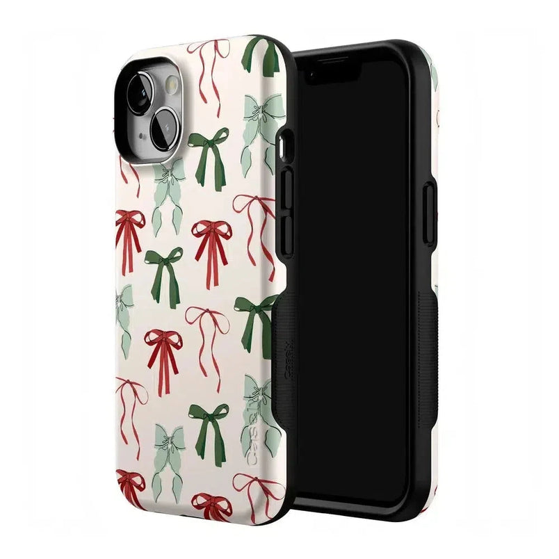 Festive Girlie | Holiday Bows Case Phone Case Casetry 