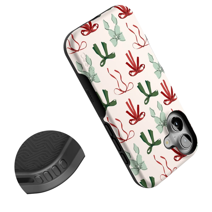 Festive Girlie | Holiday Bows Case Phone Case Casetry 