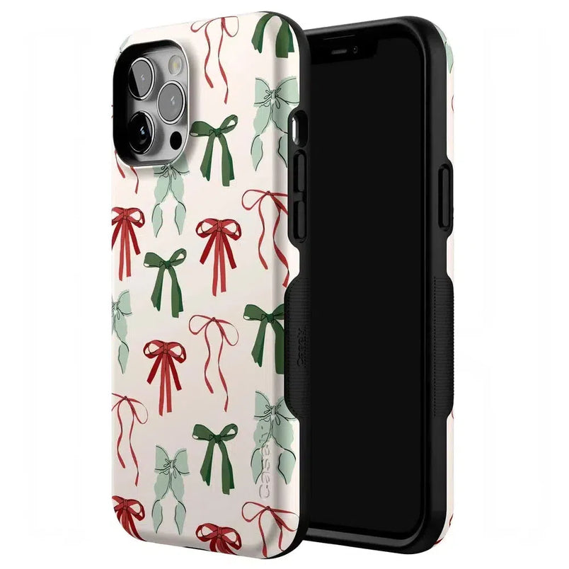 Festive Girlie | Holiday Bows Case Phone Case Casetry 