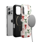 Festive Girlie | Holiday Bows Case Phone Case Casetry 