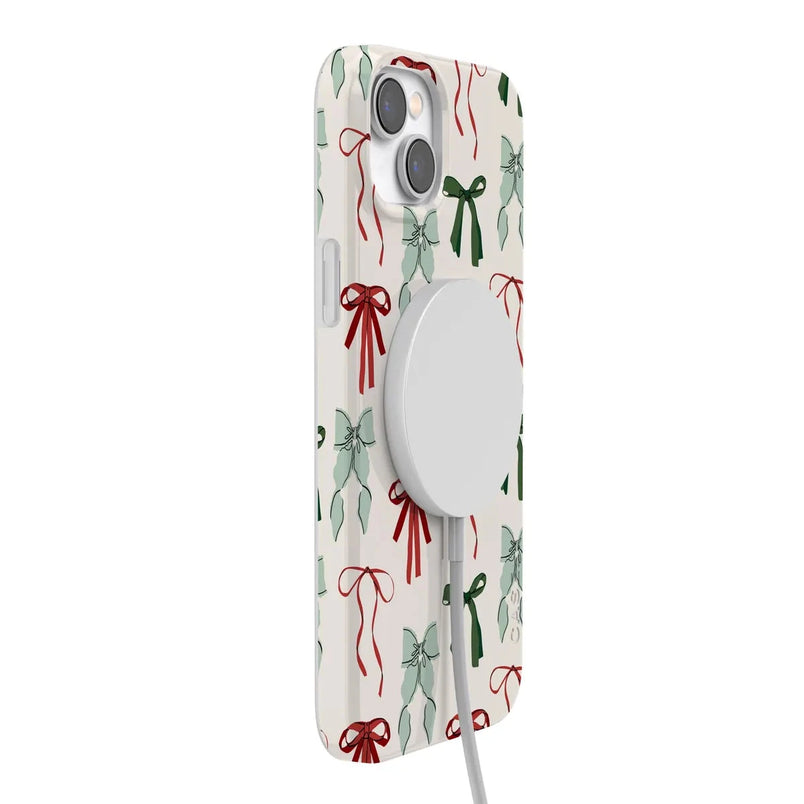 Festive Girlie | Holiday Bows Case Phone Case Casetry 