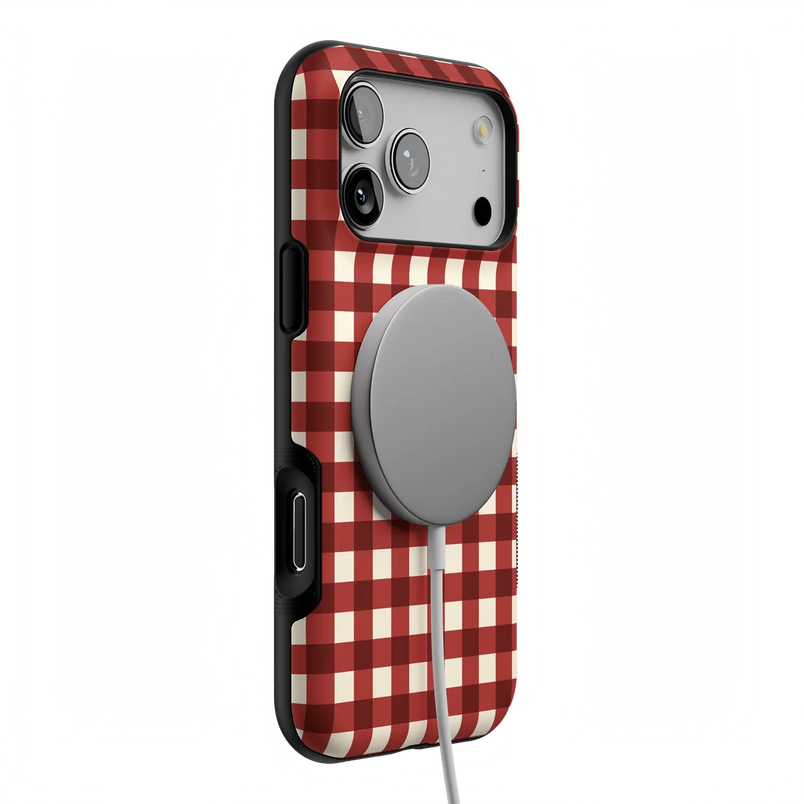 Checked Twice | Red Plaid Case