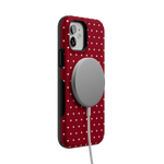 On the Dot | Maroon Polka Dot Case