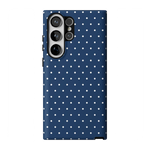 On the Dot | Navy Polka Dot Case