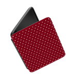 On the Dot | Maroon Polka Dot Kindle Case
