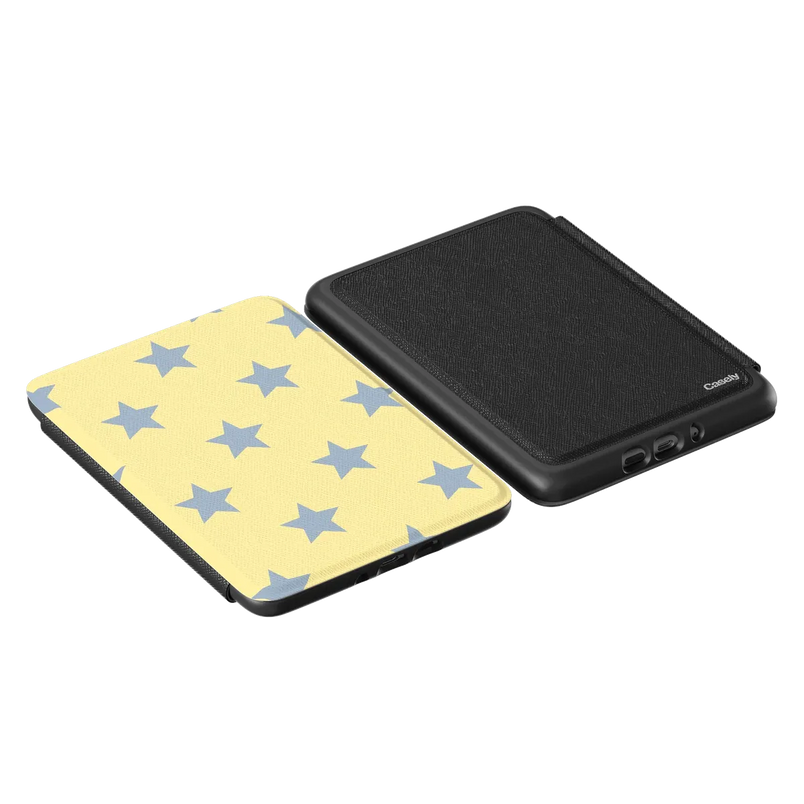 Shine Bright | Butter Yellow Stars Kindle Case