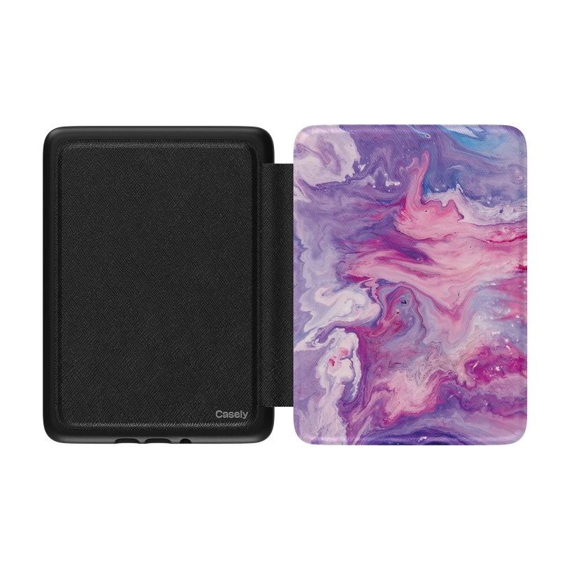 Tie Dying Over You | Purple Marble Kindle Case