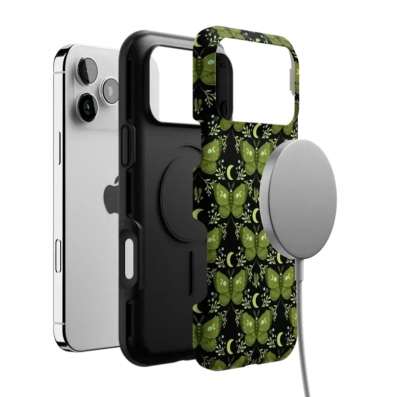 Mystic Moths | Green Twilight Case