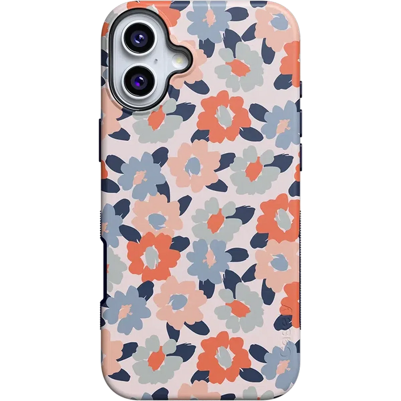 Field of Flowers | Pastel Floral Case iPhone Case get.casely Bold + MagSafe® iPhone 16 Plus