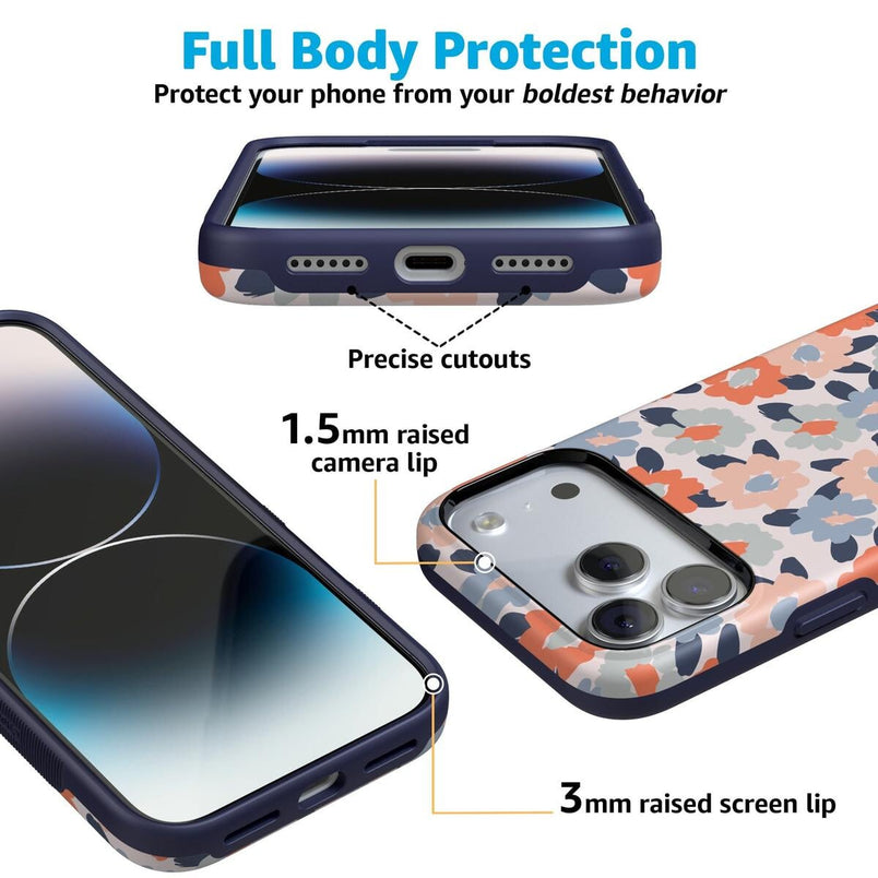 Field of Flowers | Pastel Floral Case iPhone Case get.casely 